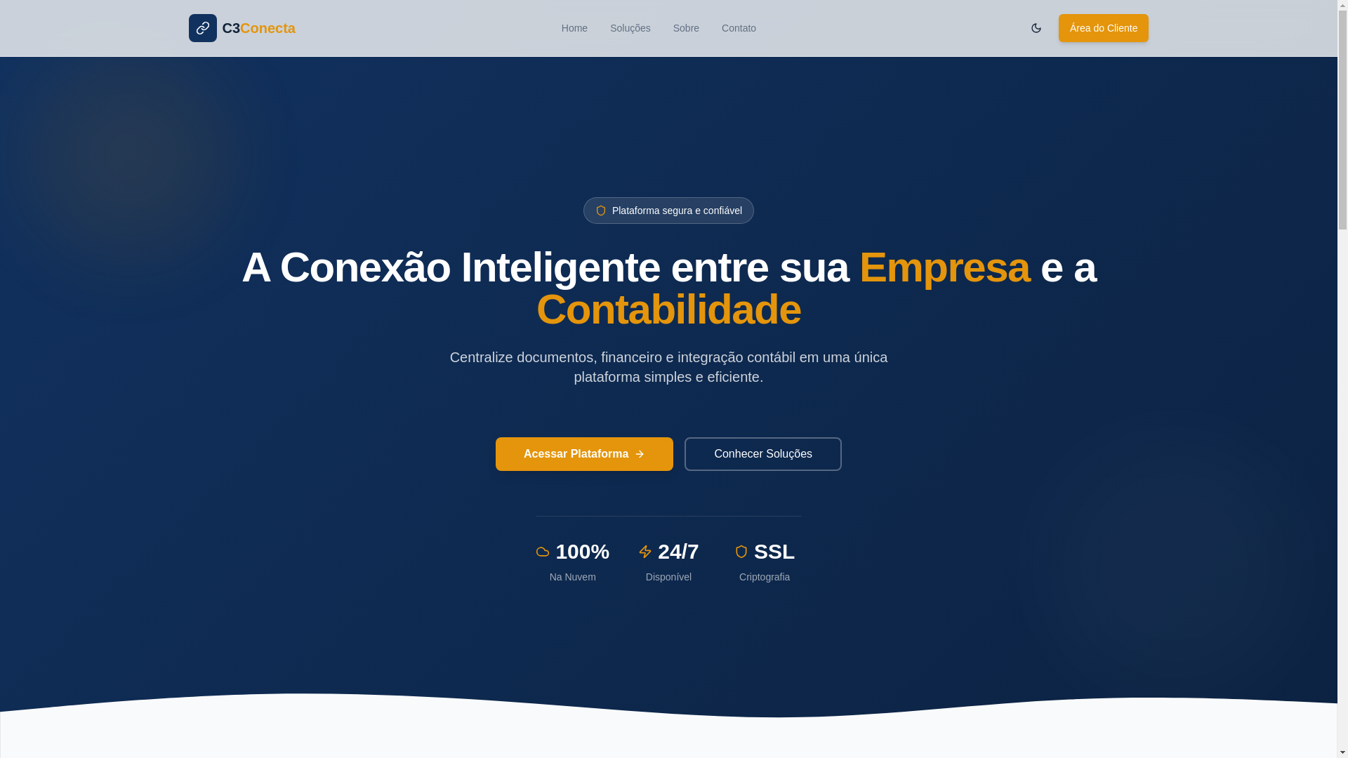 website screenshot of https://c3conecta.pages.dev/