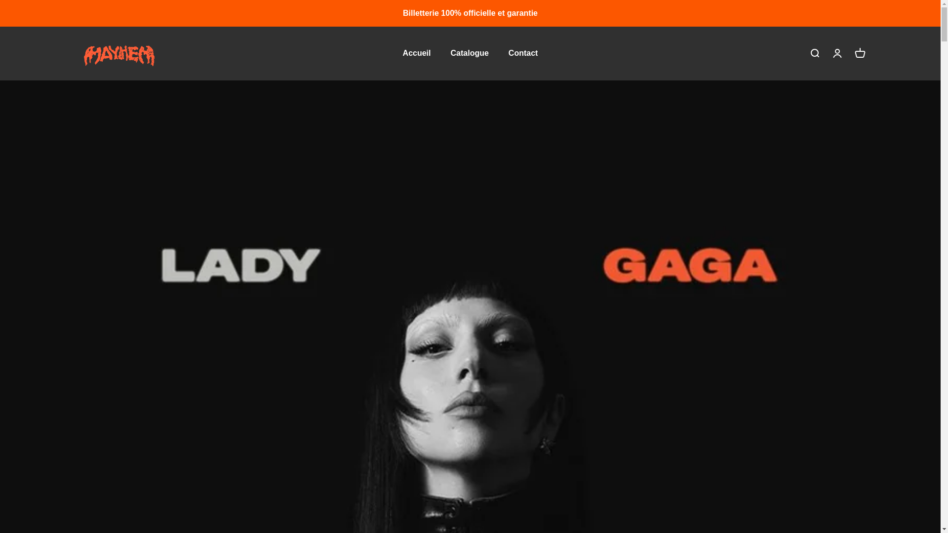 website screenshot of https://gaga-concert.fr/