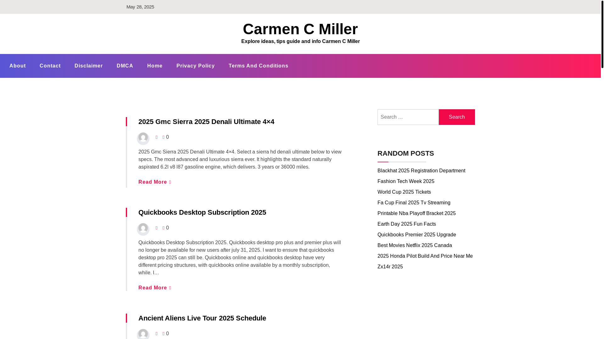 website screenshot of https://carmencmillerr.pages.dev/