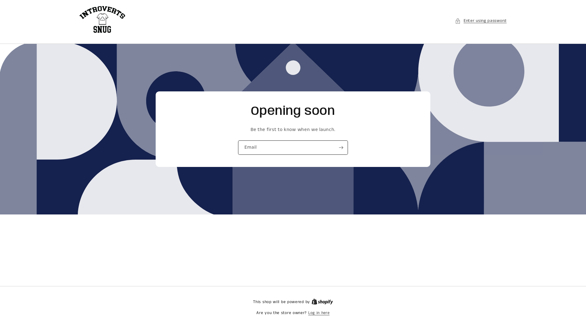 website screenshot of https://introvertssnug.com/