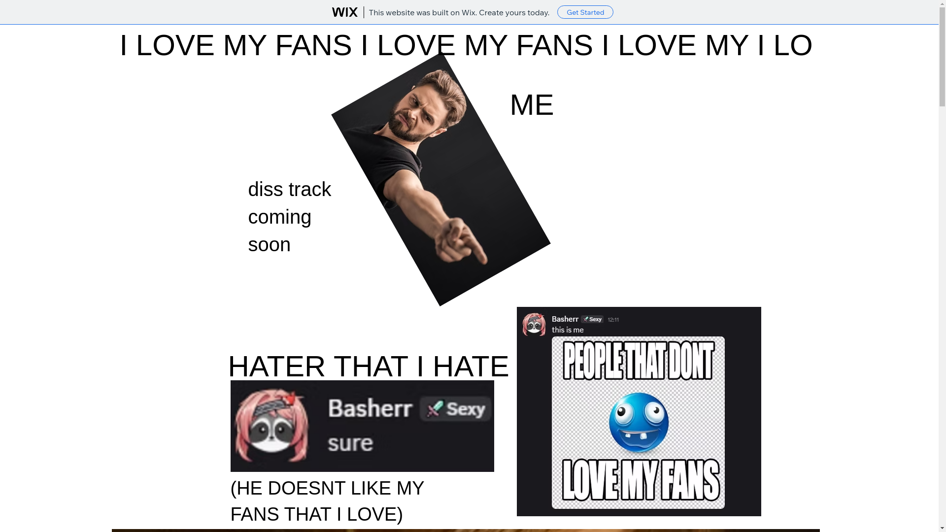 website screenshot of https://ilovemyfans.co.uk/