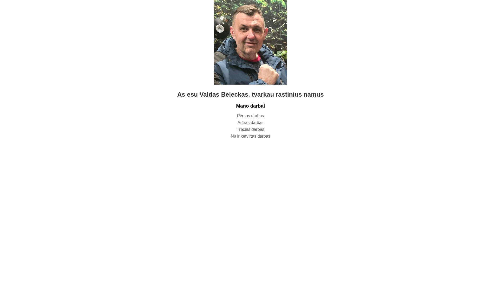 website screenshot of https://valdasbel.pages.dev/