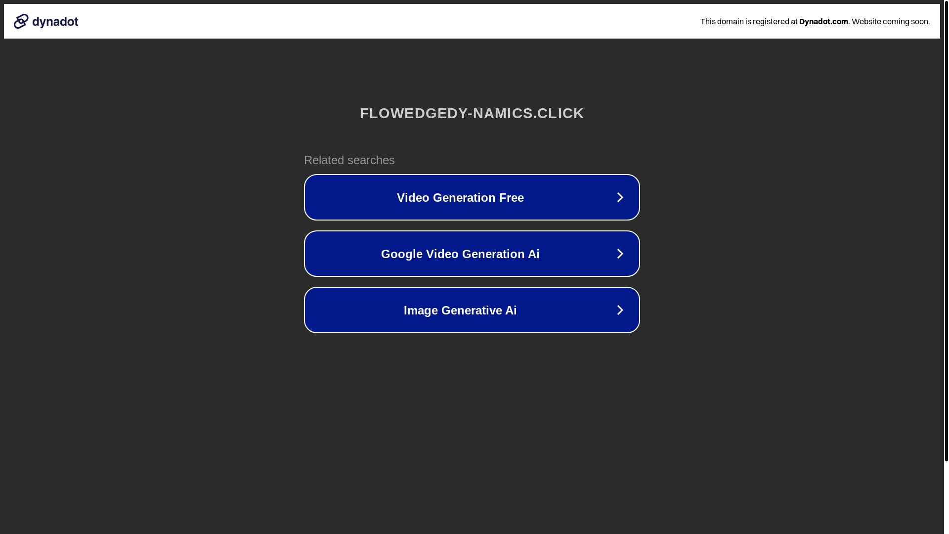 website screenshot of https://flowedgedy-namics.click/