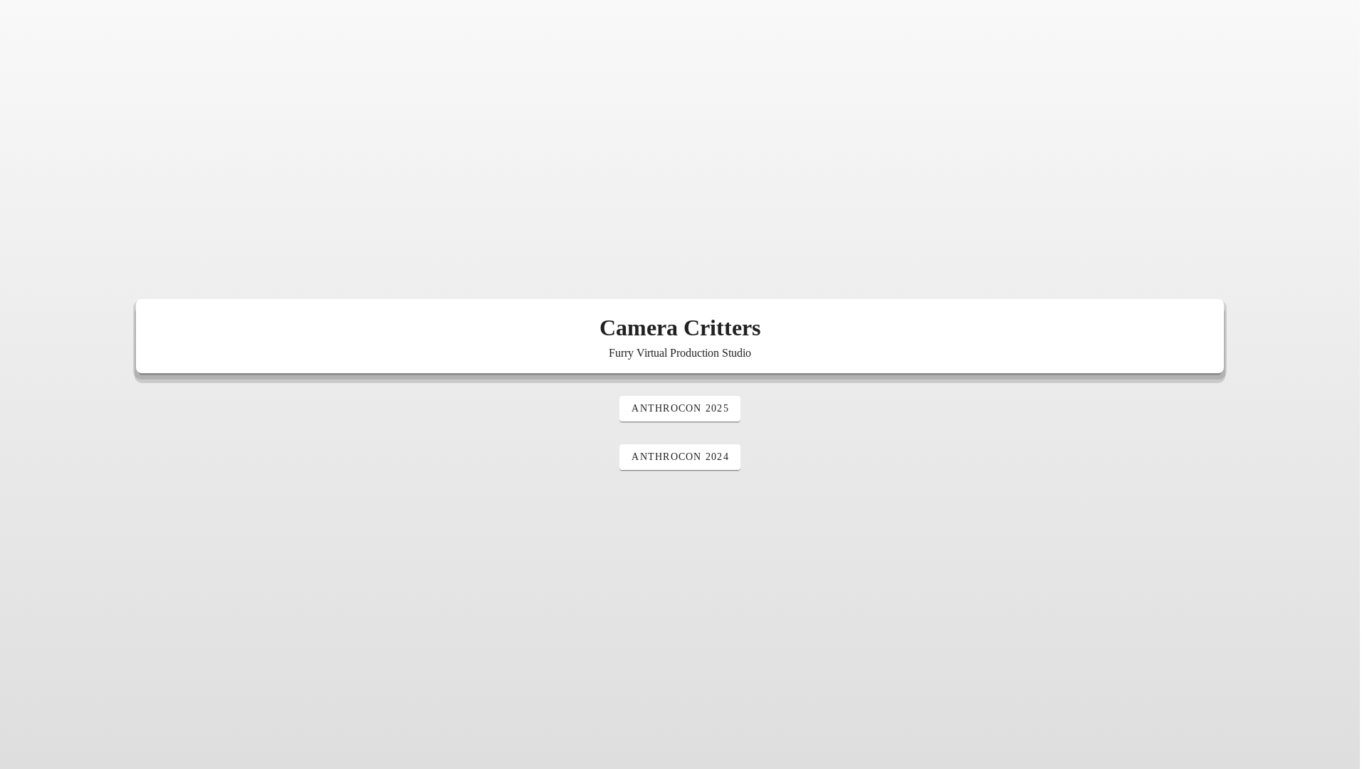 website screenshot of https://cameracritters.pages.dev/