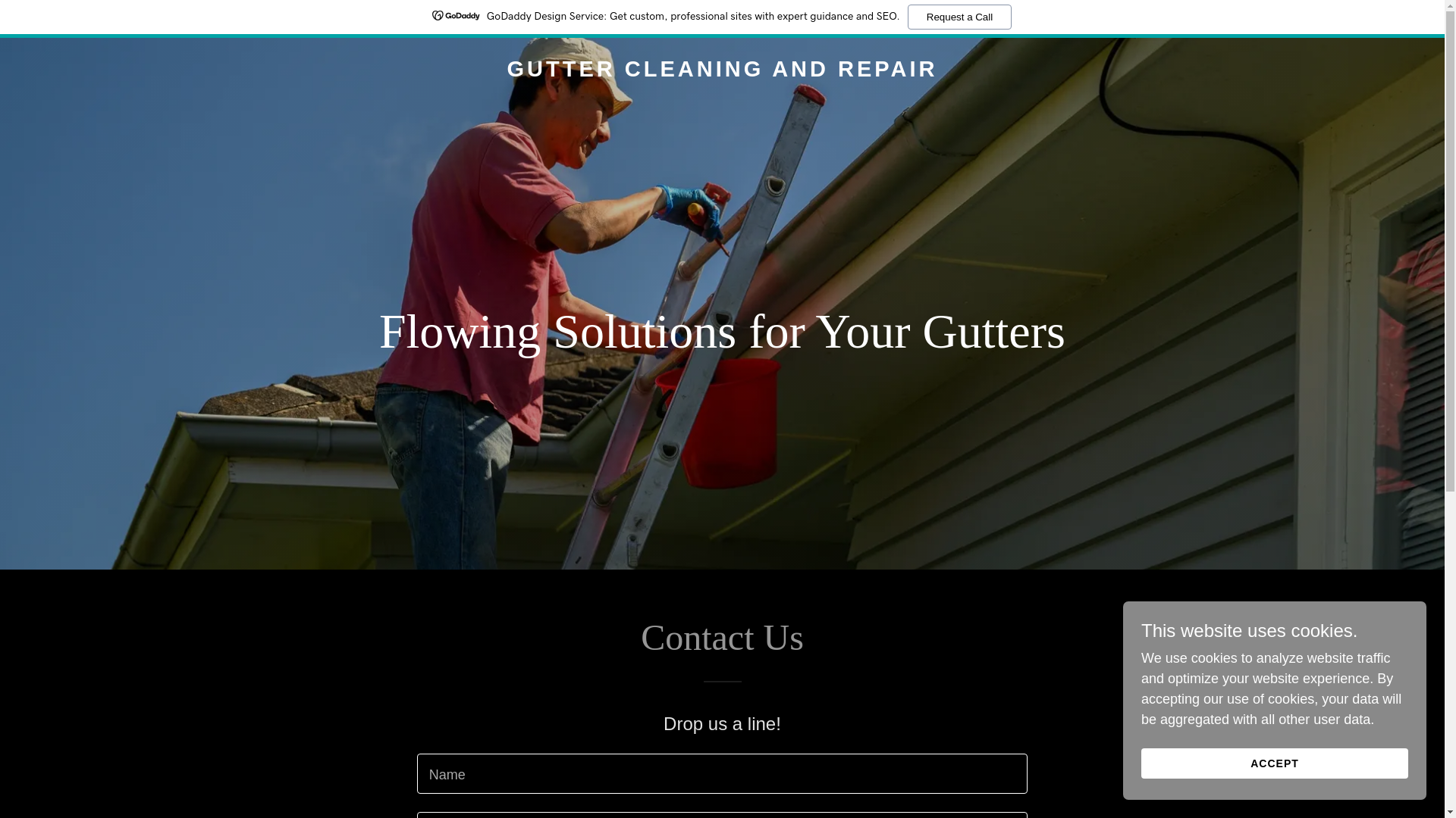 website screenshot of https://topflowgutter.com/