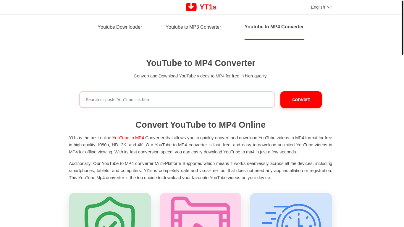 website screenshot of https://yt1s.is/en71/youtube-to-mp4/
