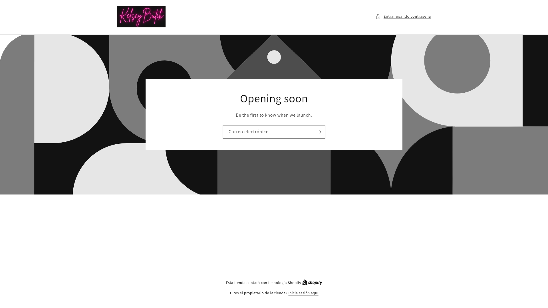 website screenshot of https://kelseybutik.es/