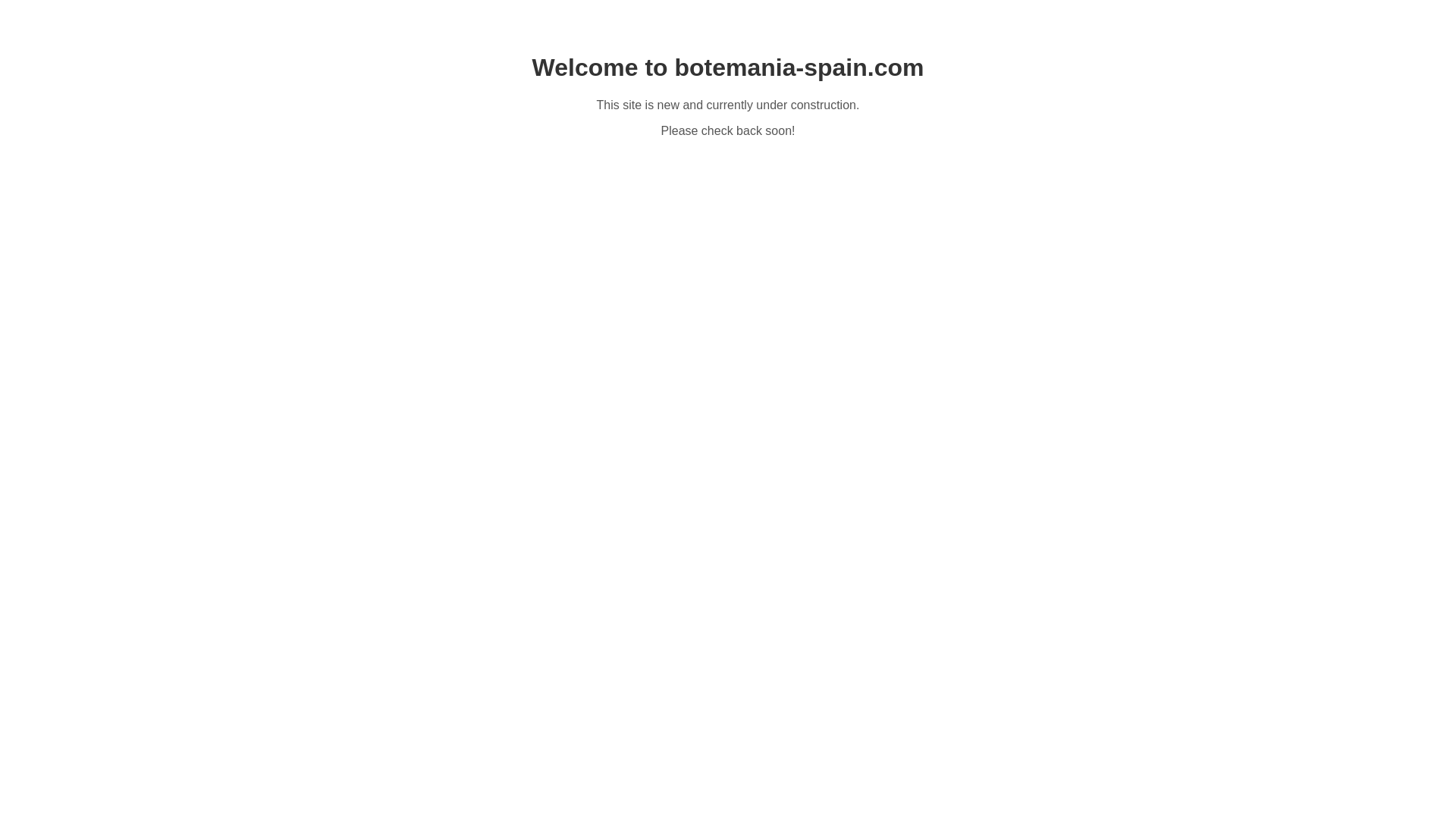 website screenshot of https://botemania-spain.com/