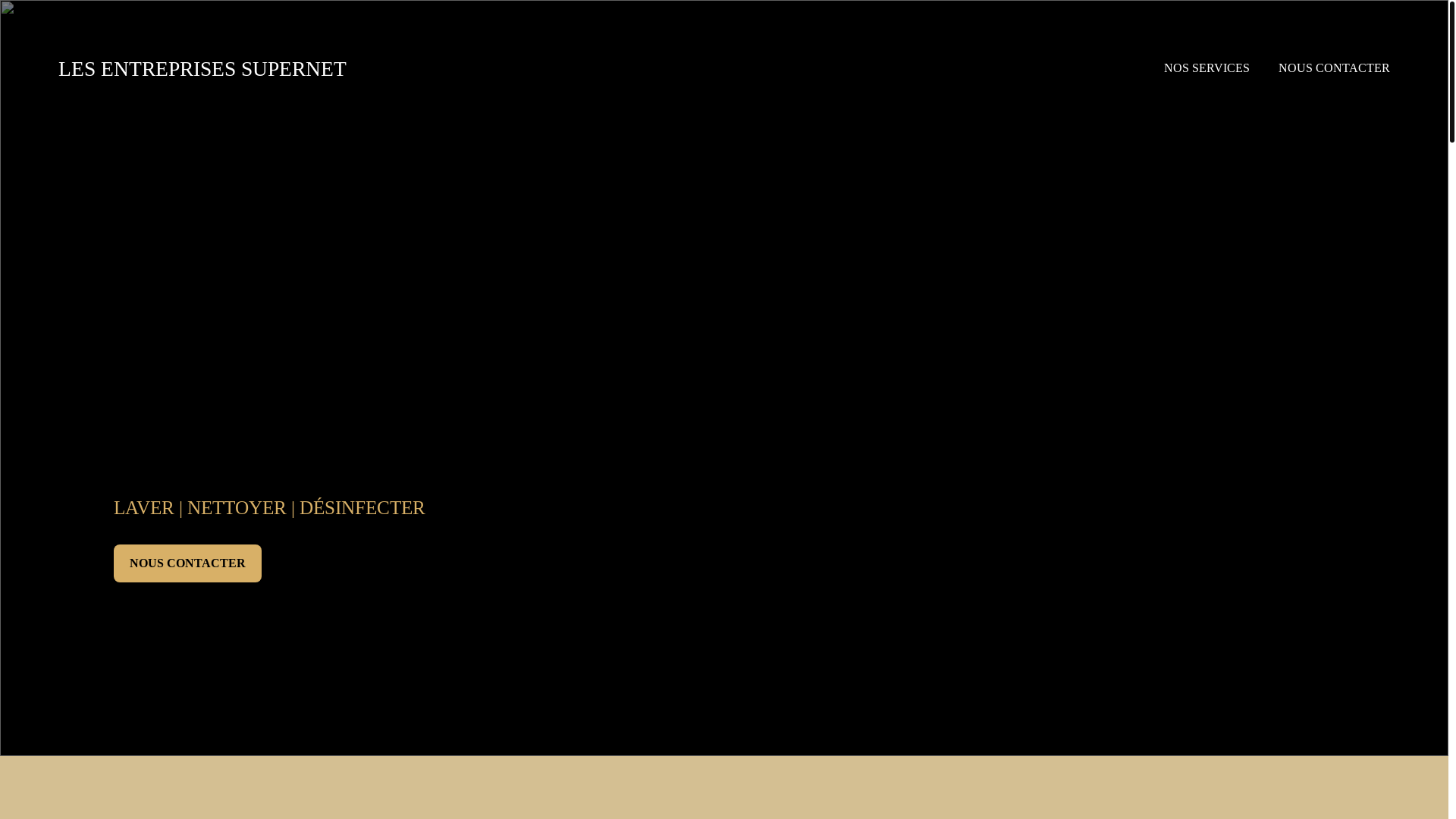website screenshot of https://lesentreprisessupernet.com/