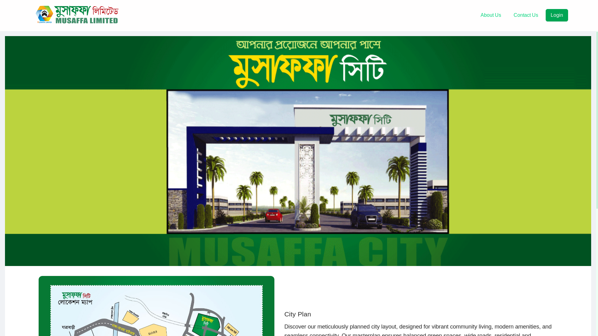 website screenshot of https://musaffa-limited.com/