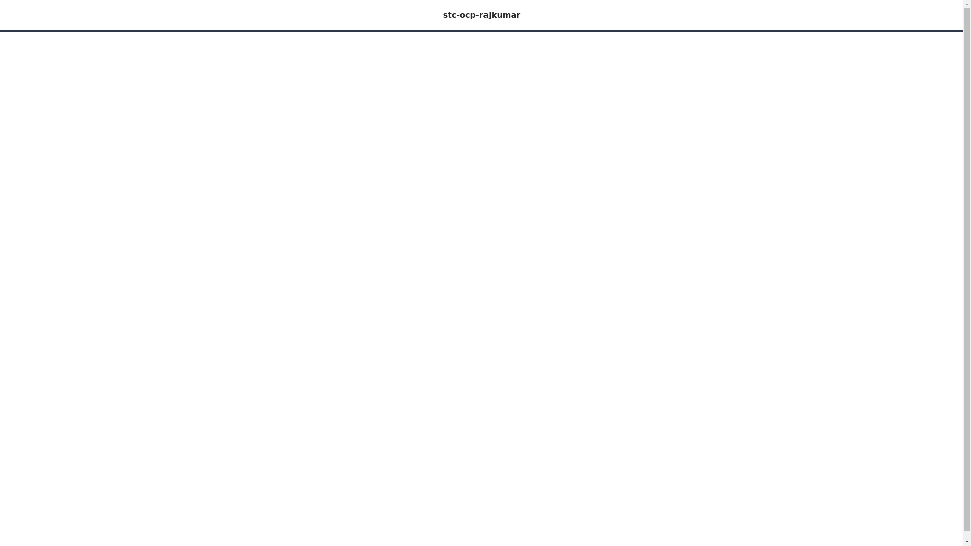 website screenshot of http://stc-ocp-rajkumar.stoplight.io/