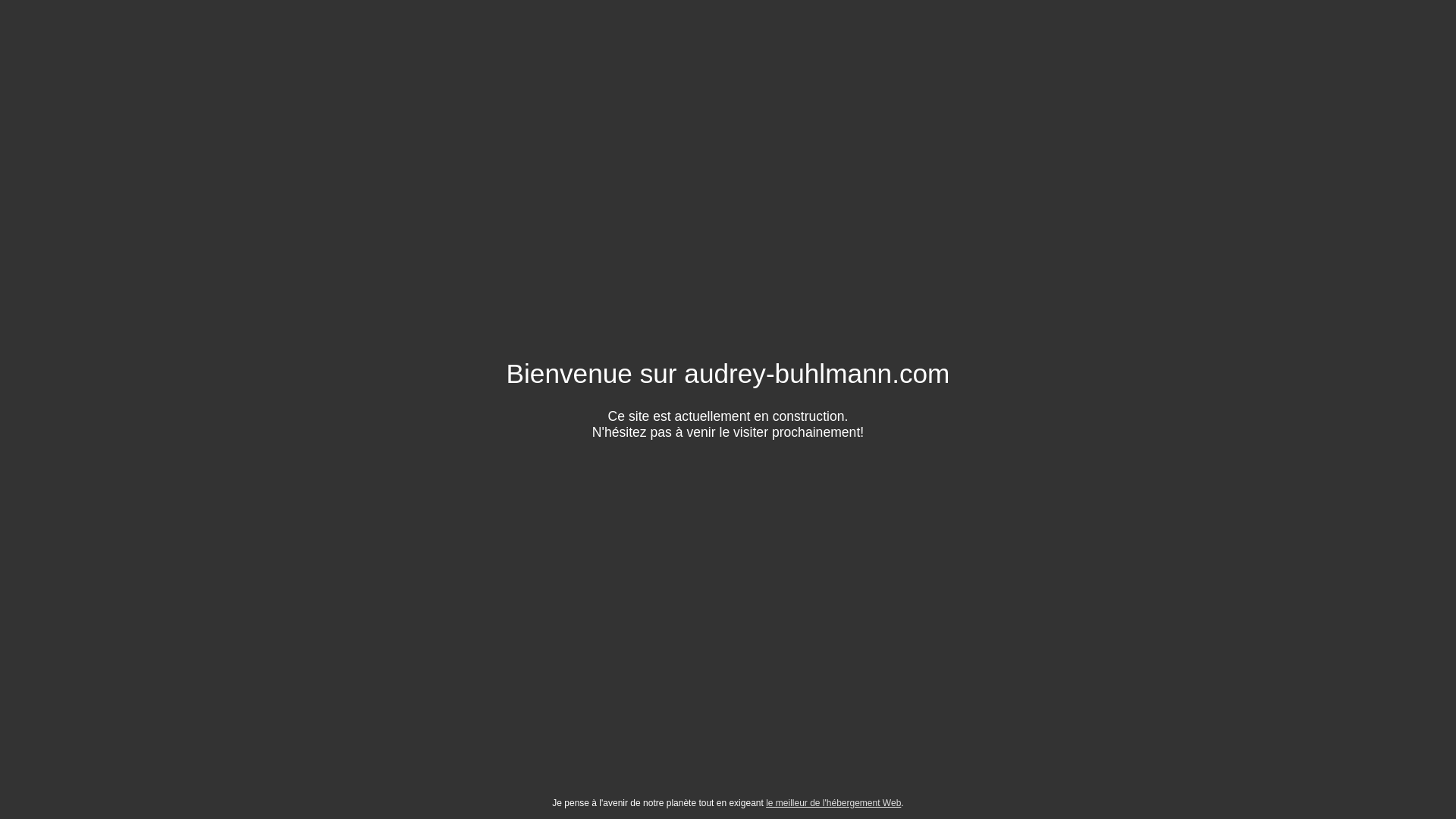 website screenshot of https://audrey-buhlmann.com/