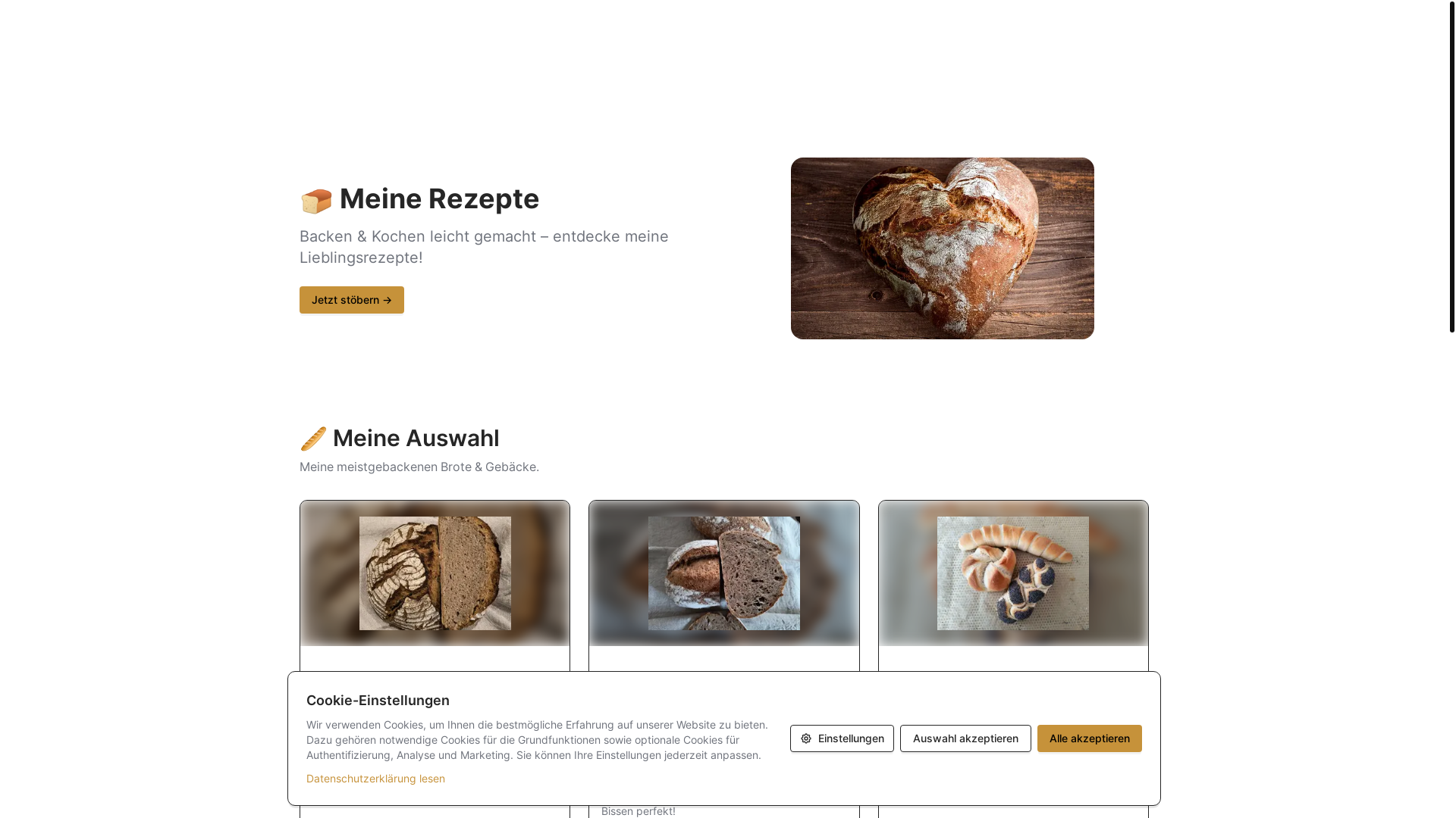 website screenshot of https://bakingstreet1a.at/