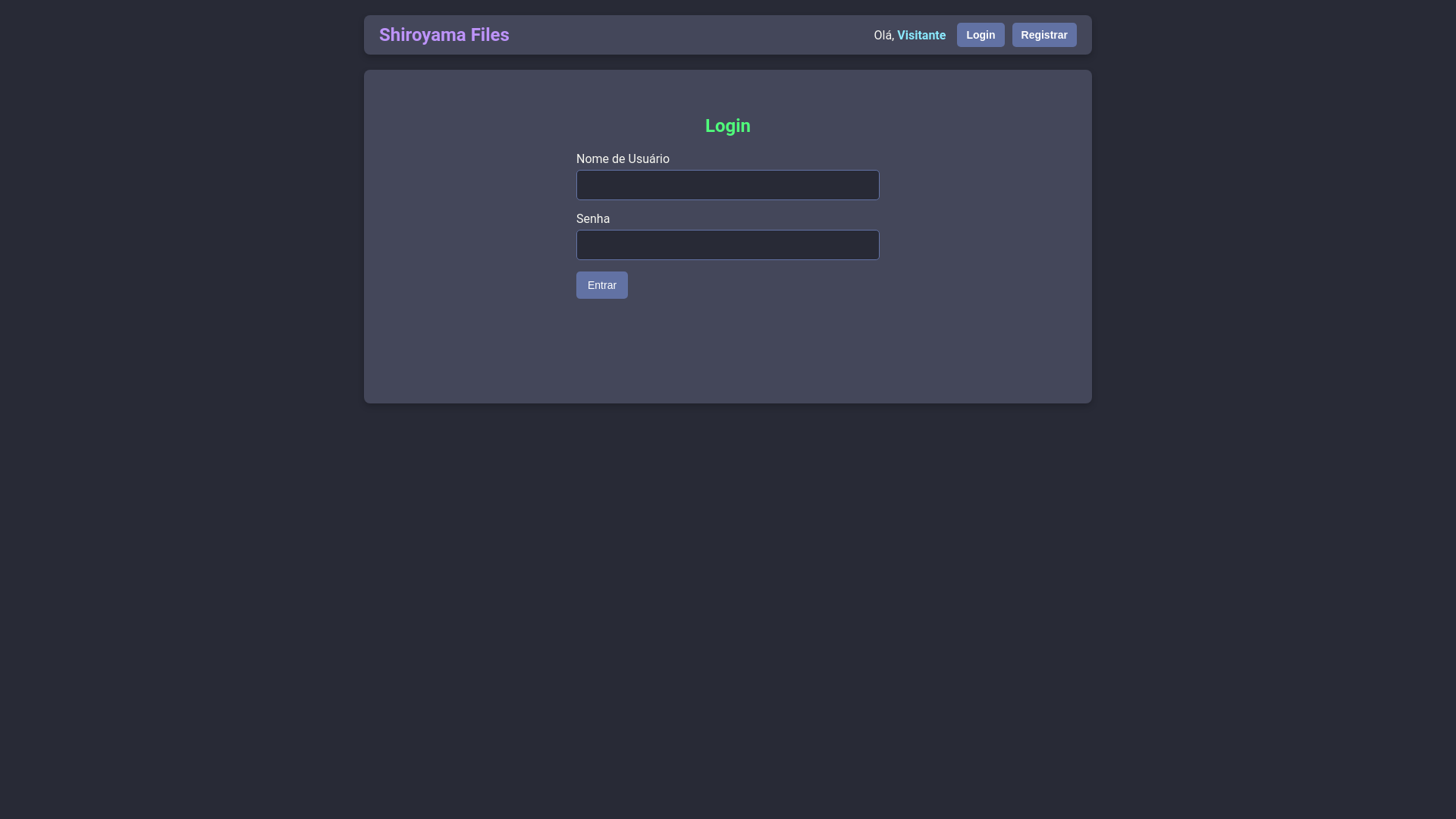 website screenshot of https://shiroyama.pages.dev/