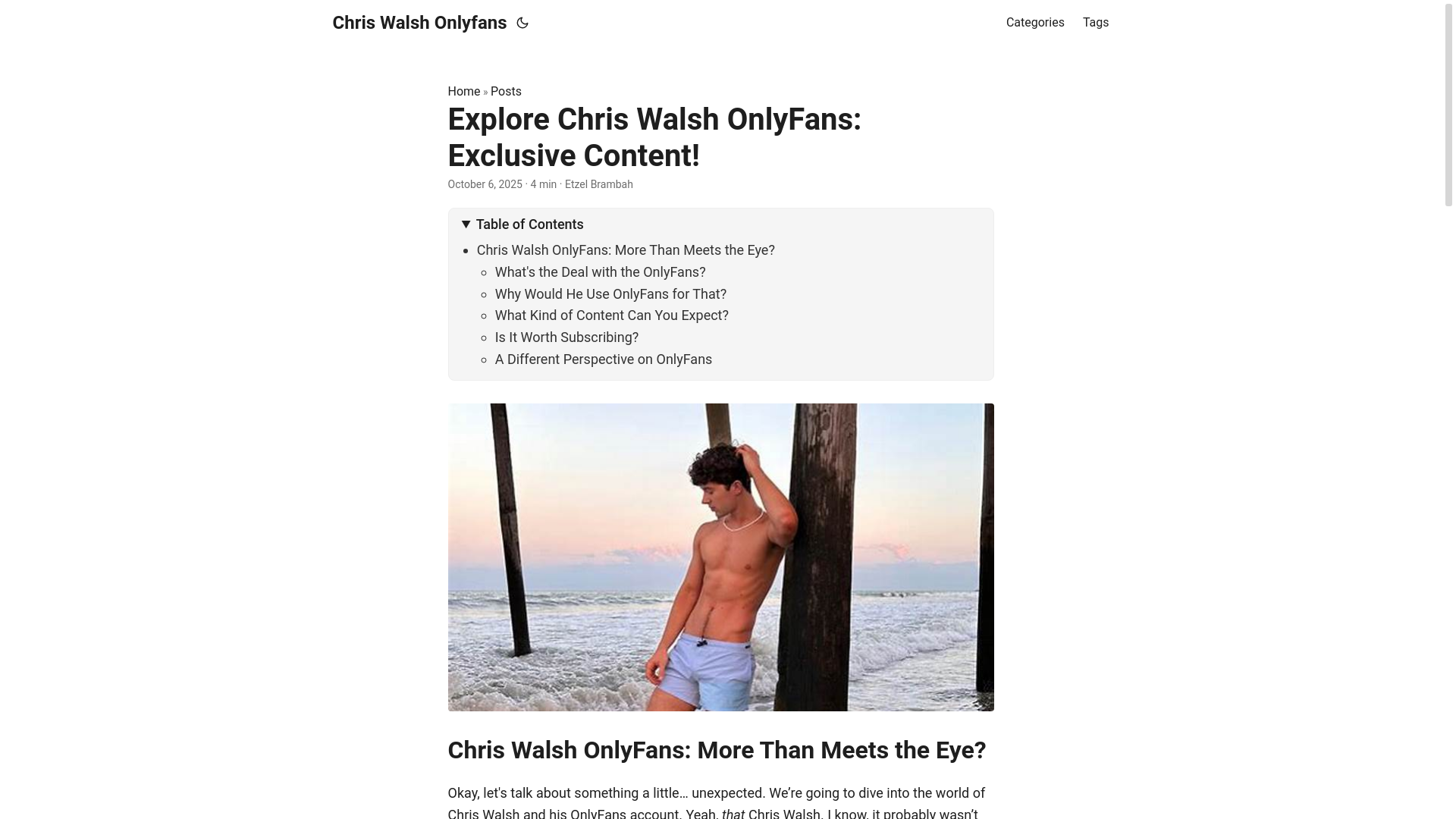 website screenshot of https://chris-walsh-onlyfans.pages.dev/
