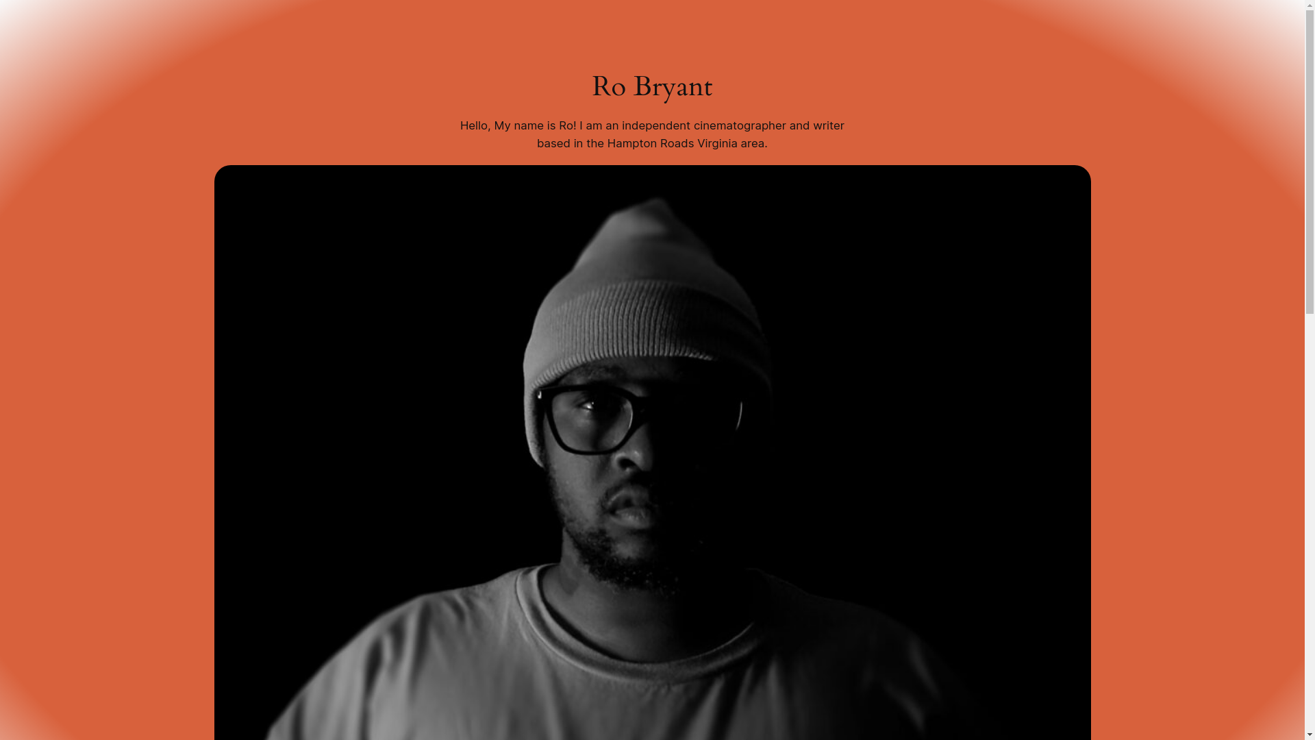 website screenshot of https://robryantproductions.com/