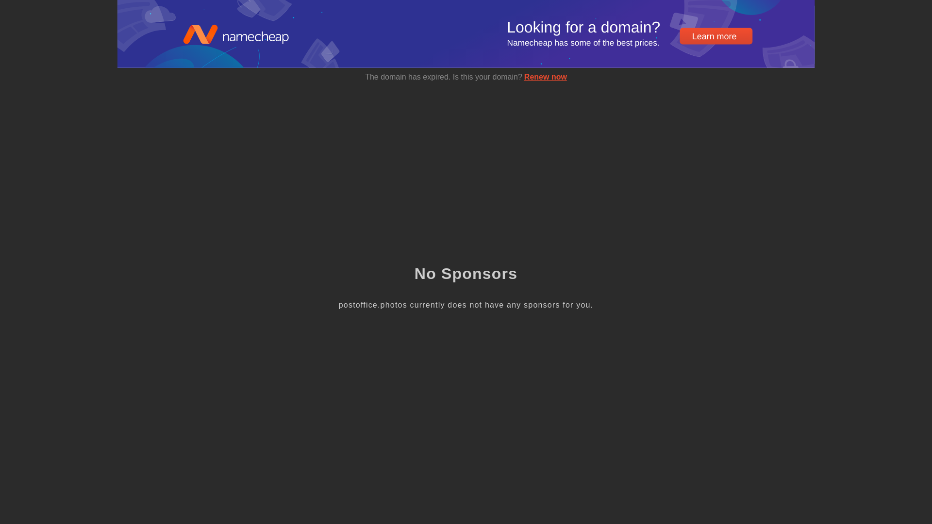 website screenshot of https://postoffice.photos/