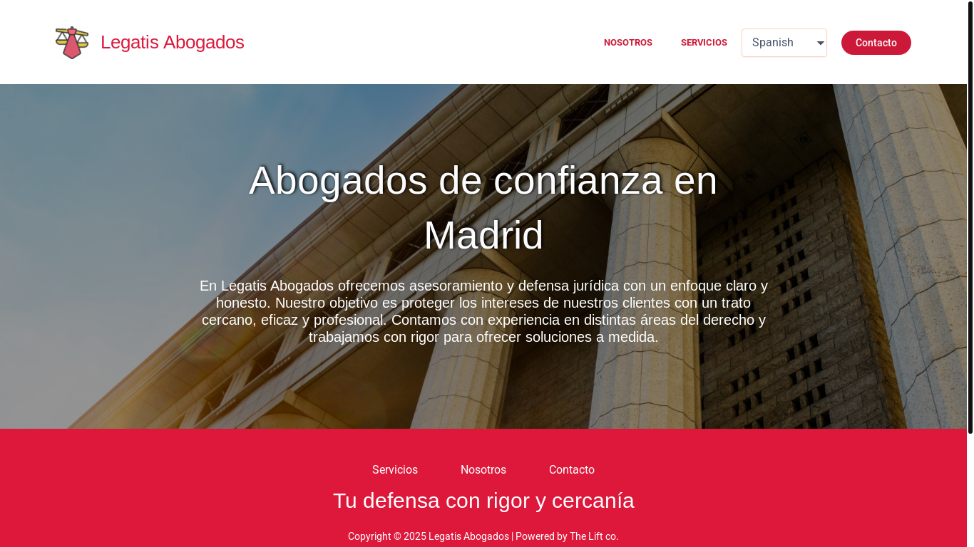 website screenshot of https://musicalmadrid.site/