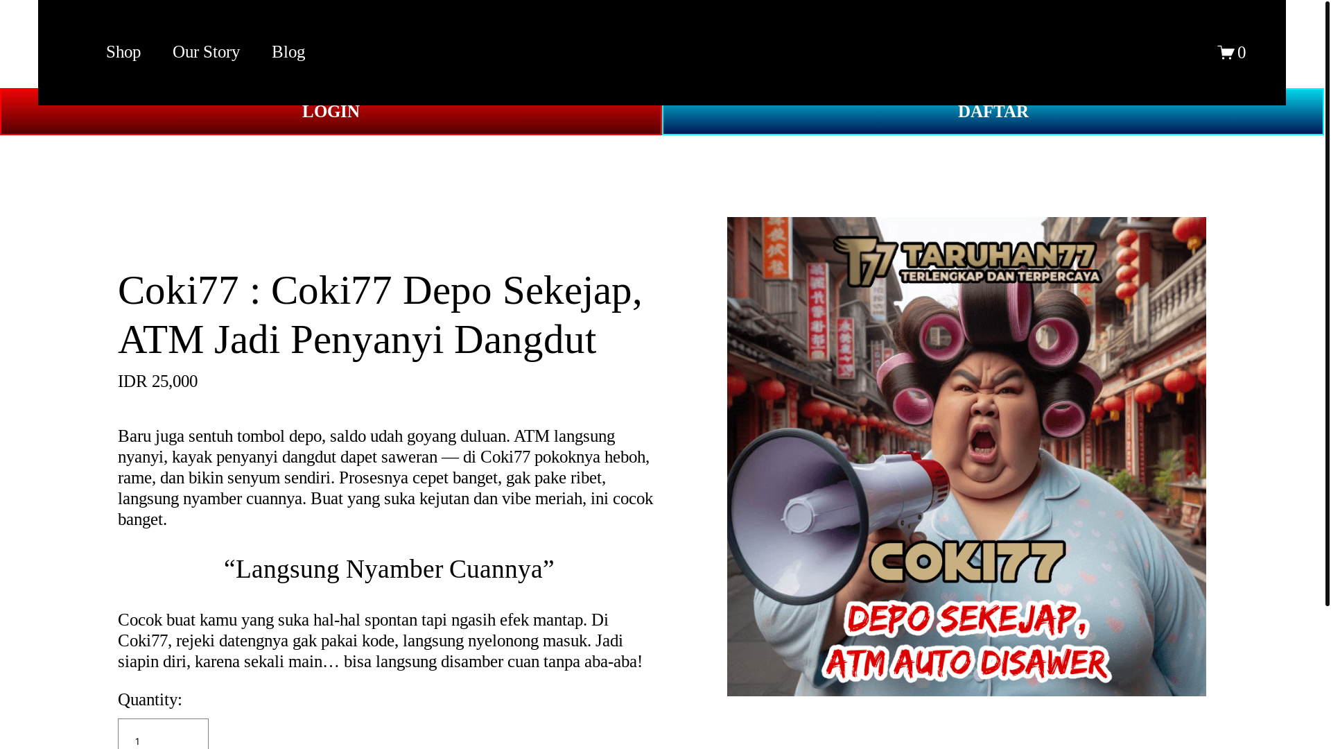website screenshot of https://coki77.org/