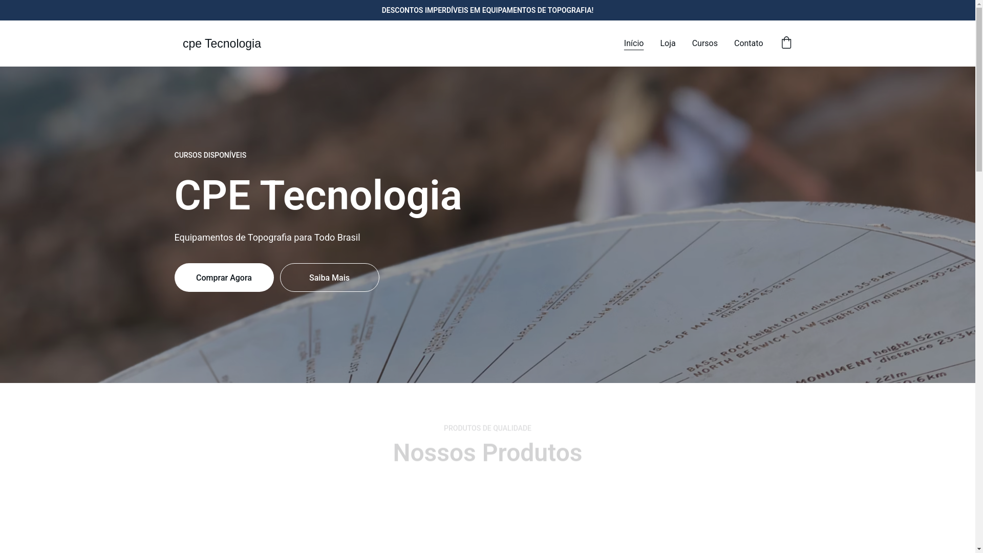 website screenshot of https://cpetecnologia.shop/