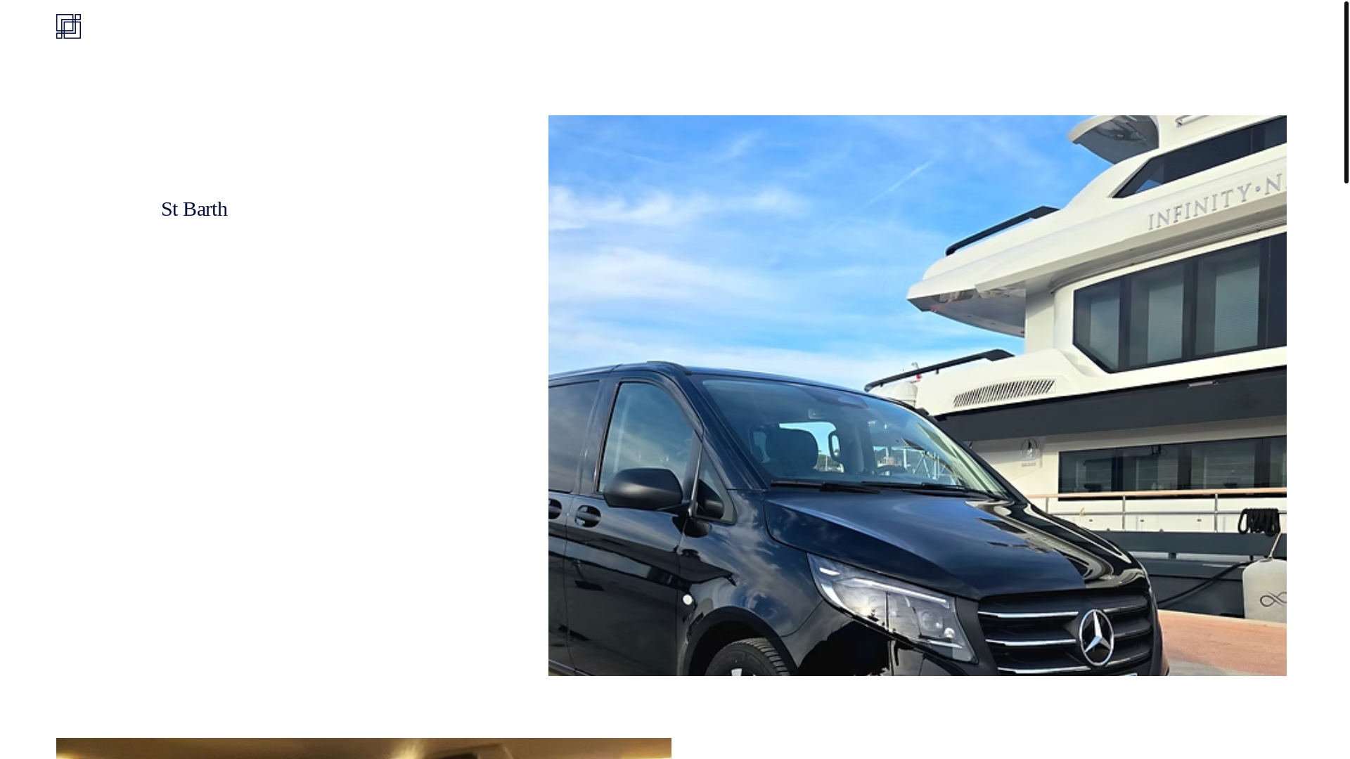 website screenshot of https://privatedriverstbarths.com/