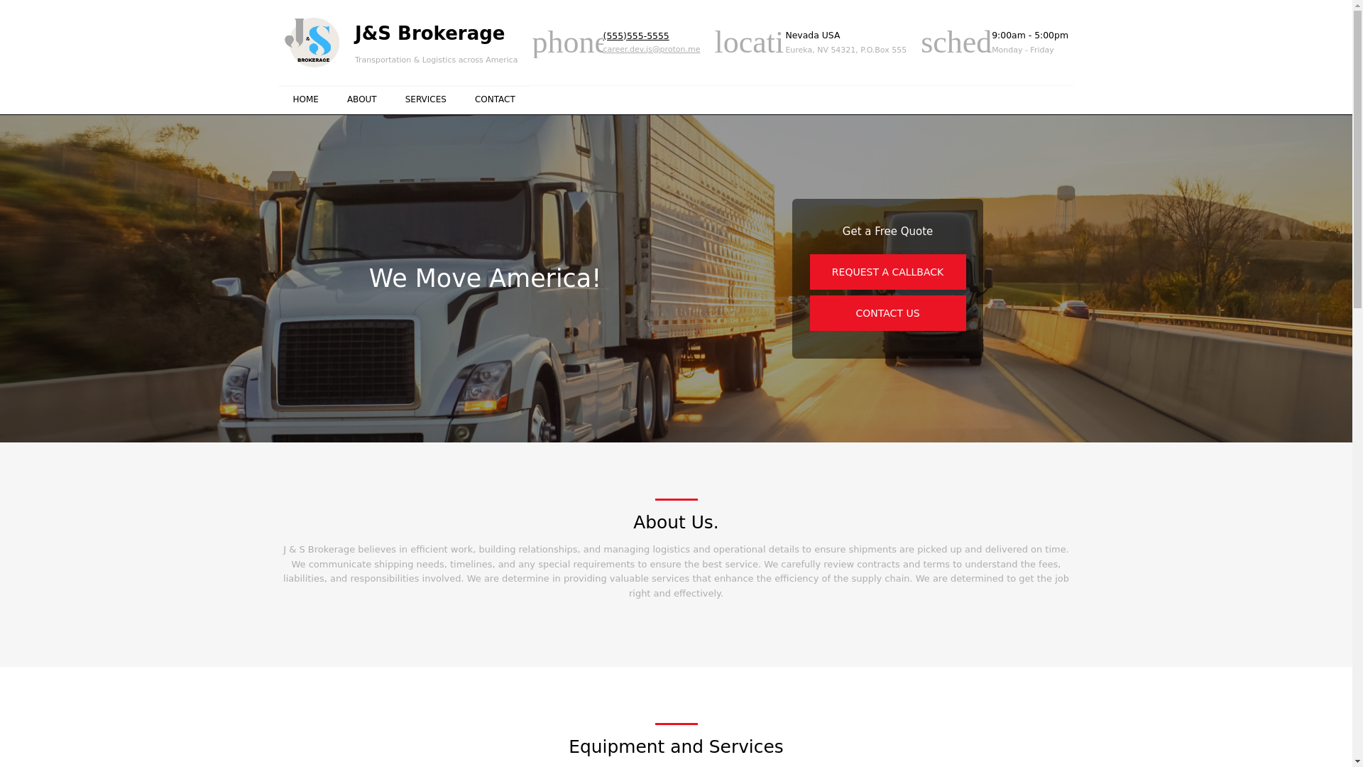 website screenshot of https://client1-website.pages.dev/