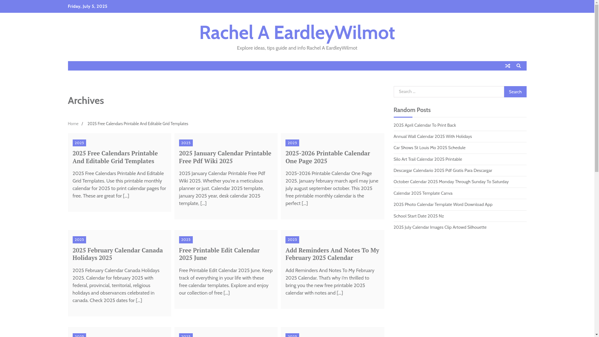 website screenshot of https://rachelaeardleywilmot.pages.dev/
