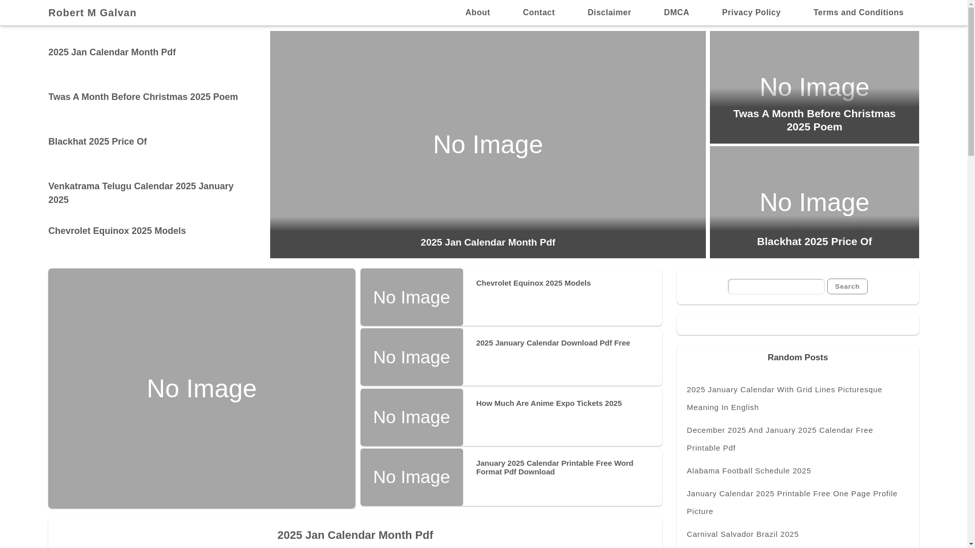 website screenshot of https://robertmgalvanr.pages.dev/