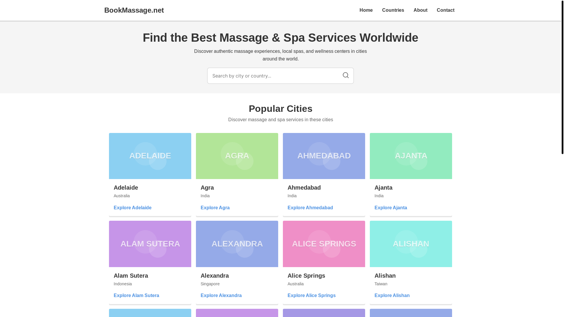 website screenshot of https://bookmassage-net.pages.dev/