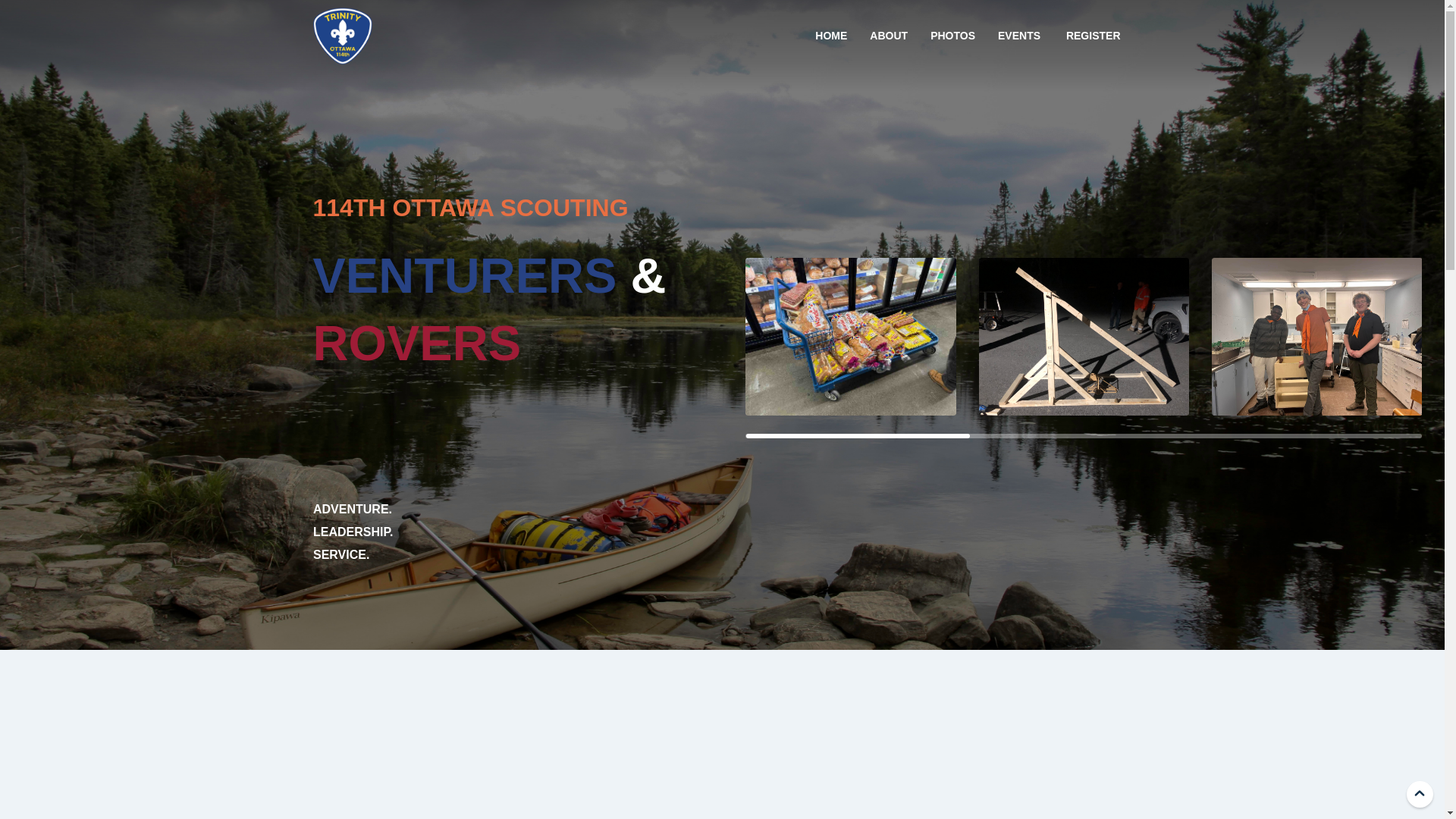 website screenshot of https://venturers.pages.dev/