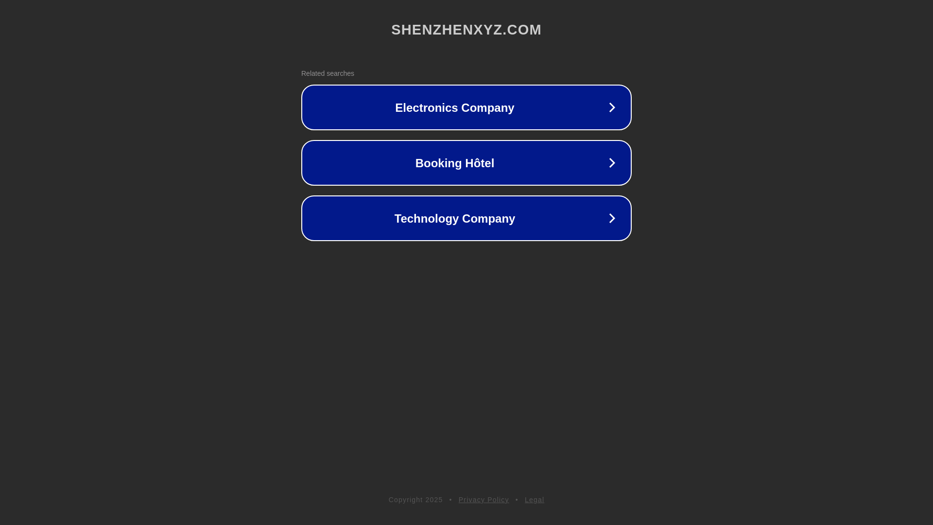 website screenshot of https://shenzhenxyz.com/