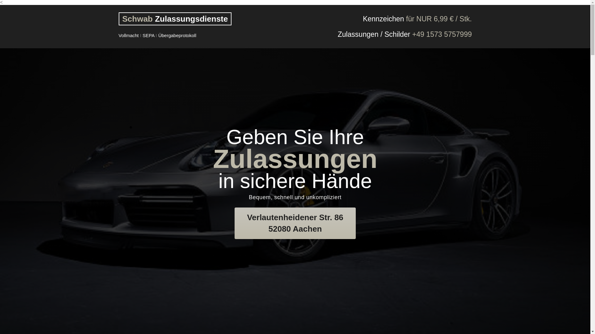 website screenshot of https://schwab-direg.de/