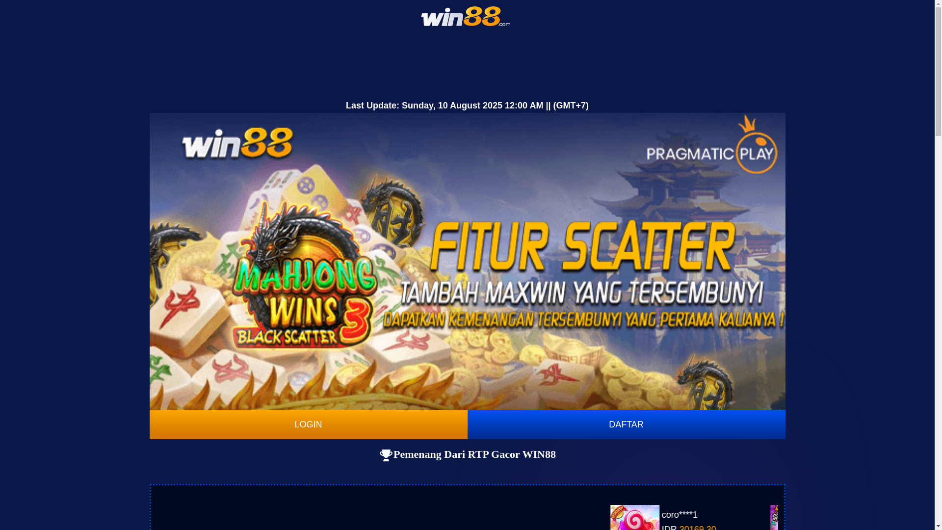 website screenshot of https://rtpwin88-juara.shop/