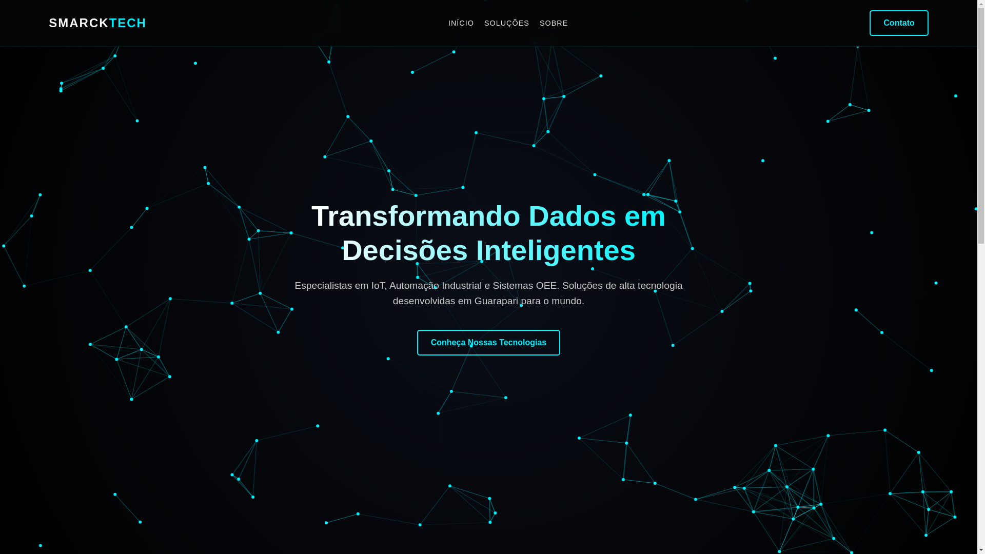 website screenshot of https://smarcktech.com.br/