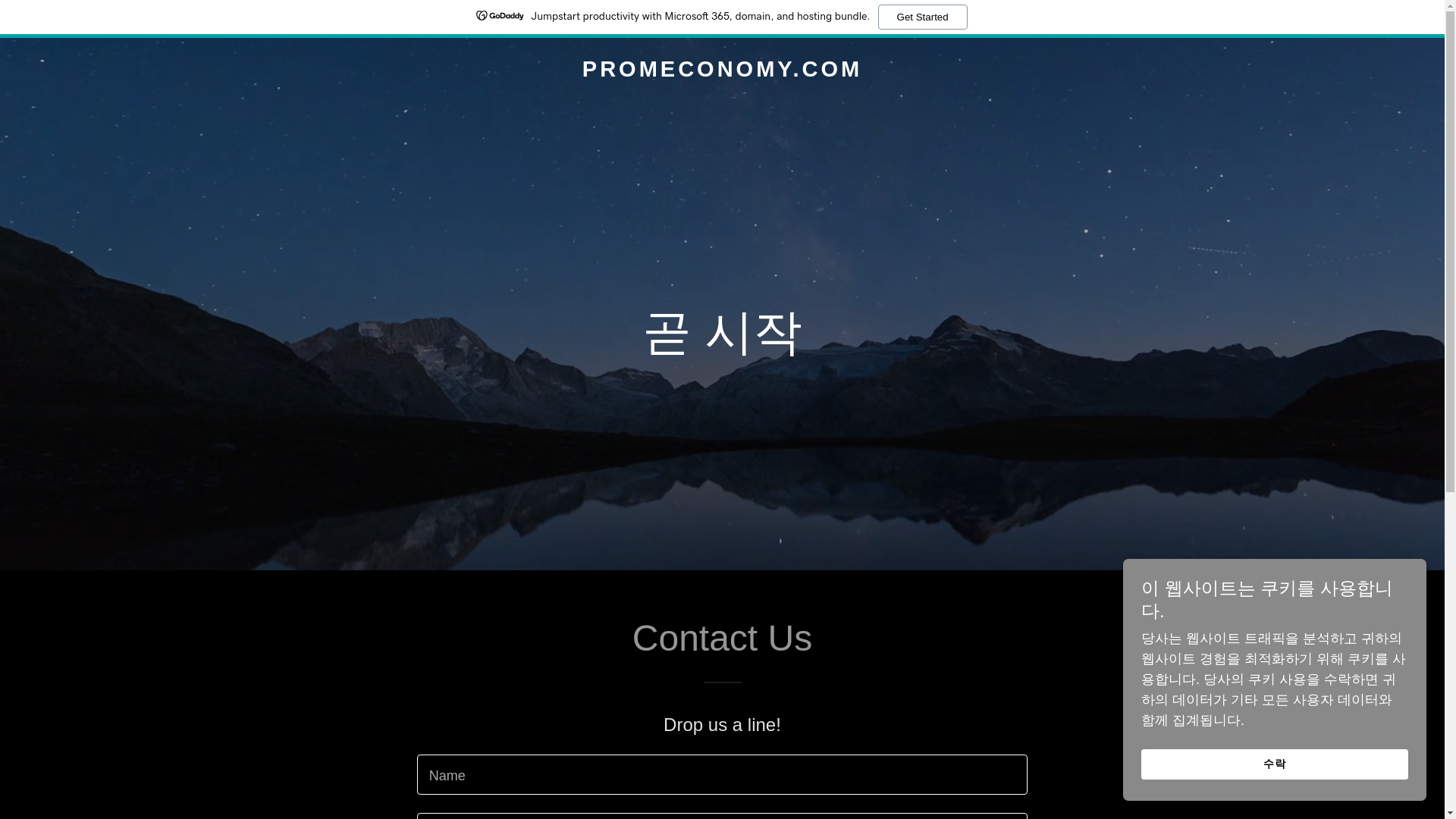 website screenshot of https://promeconomy.com/