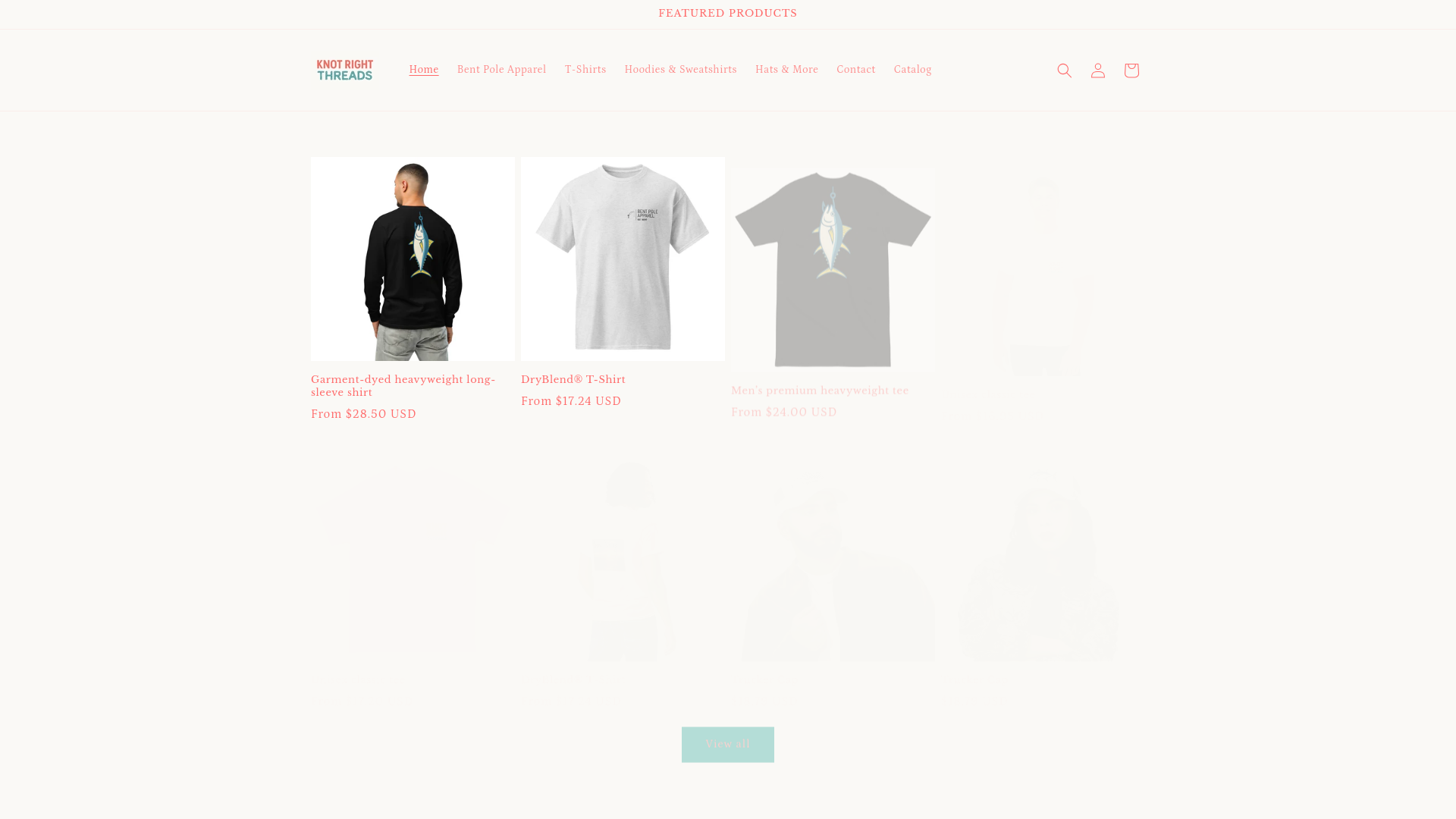 website screenshot of https://knotrightthreads.com/
