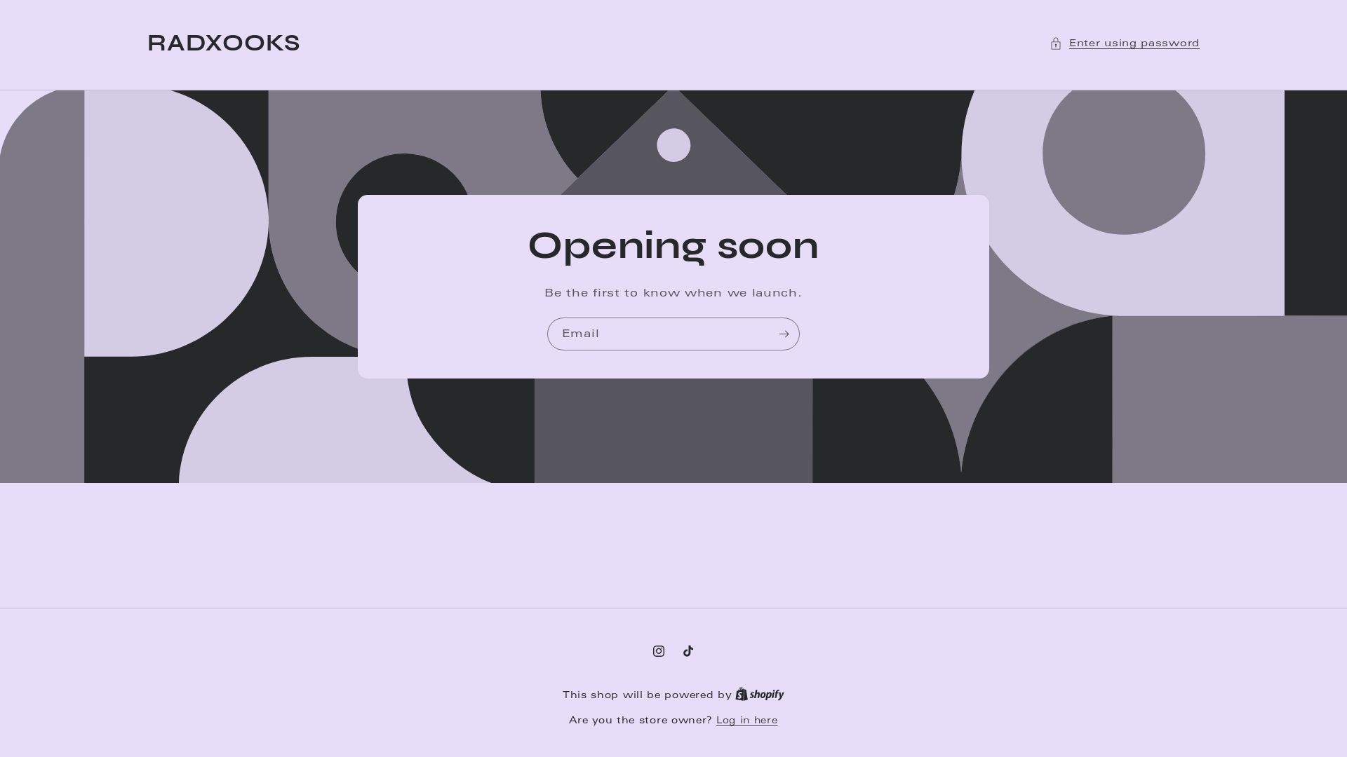 website screenshot of https://radxooks.com/
