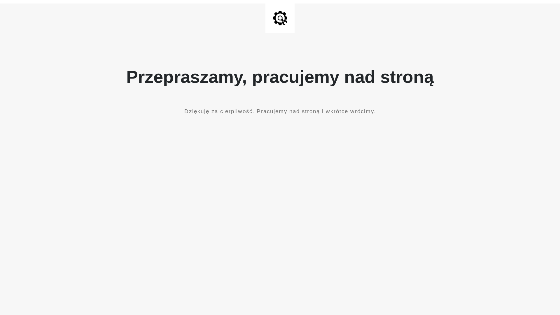 website screenshot of https://mlynek-myslenice.pl/