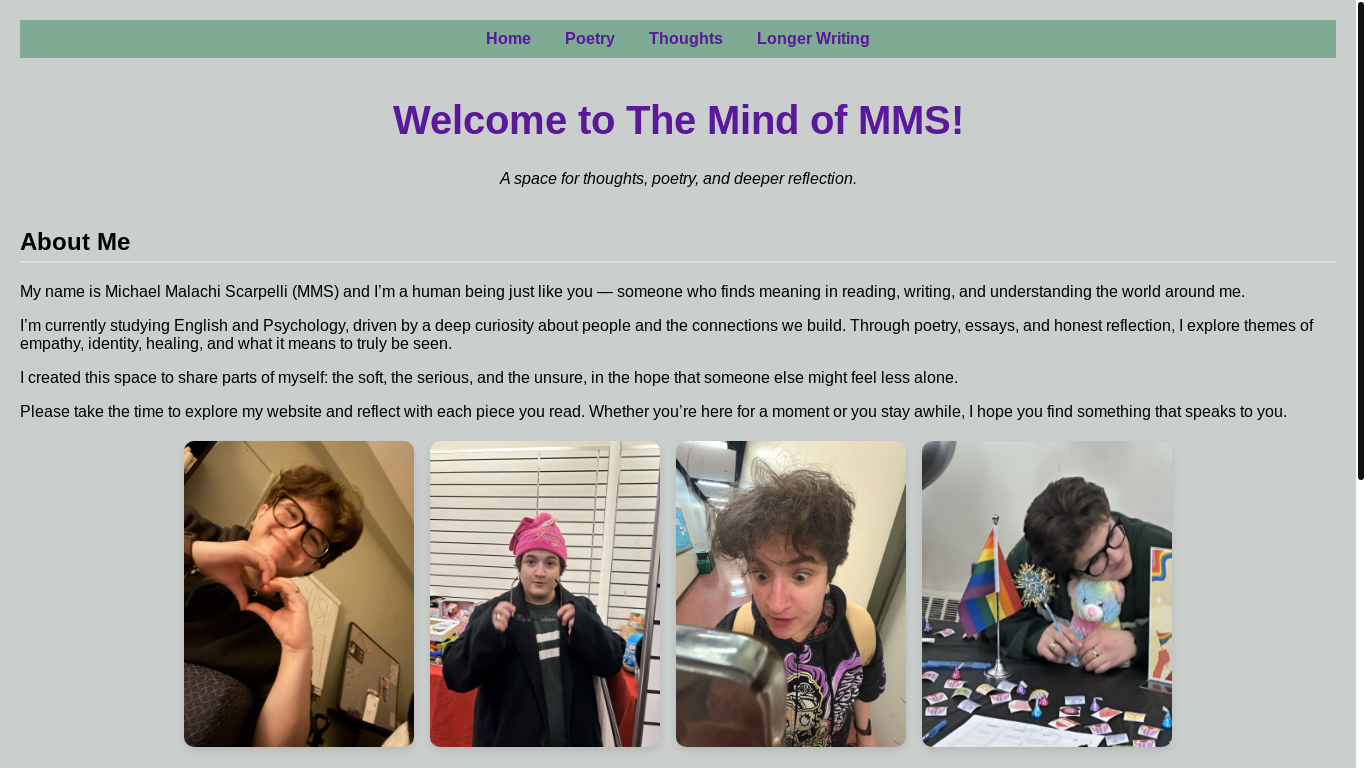 website screenshot of https://mscarpelli.com/