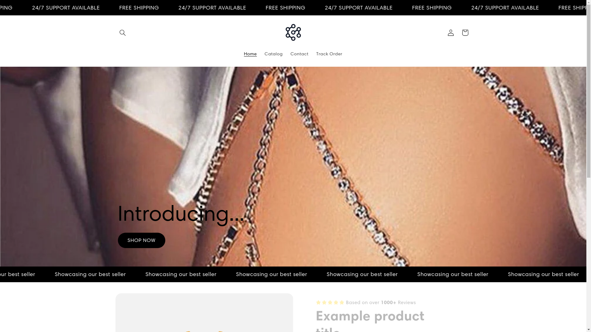 website screenshot of https://theglowvault.shop/