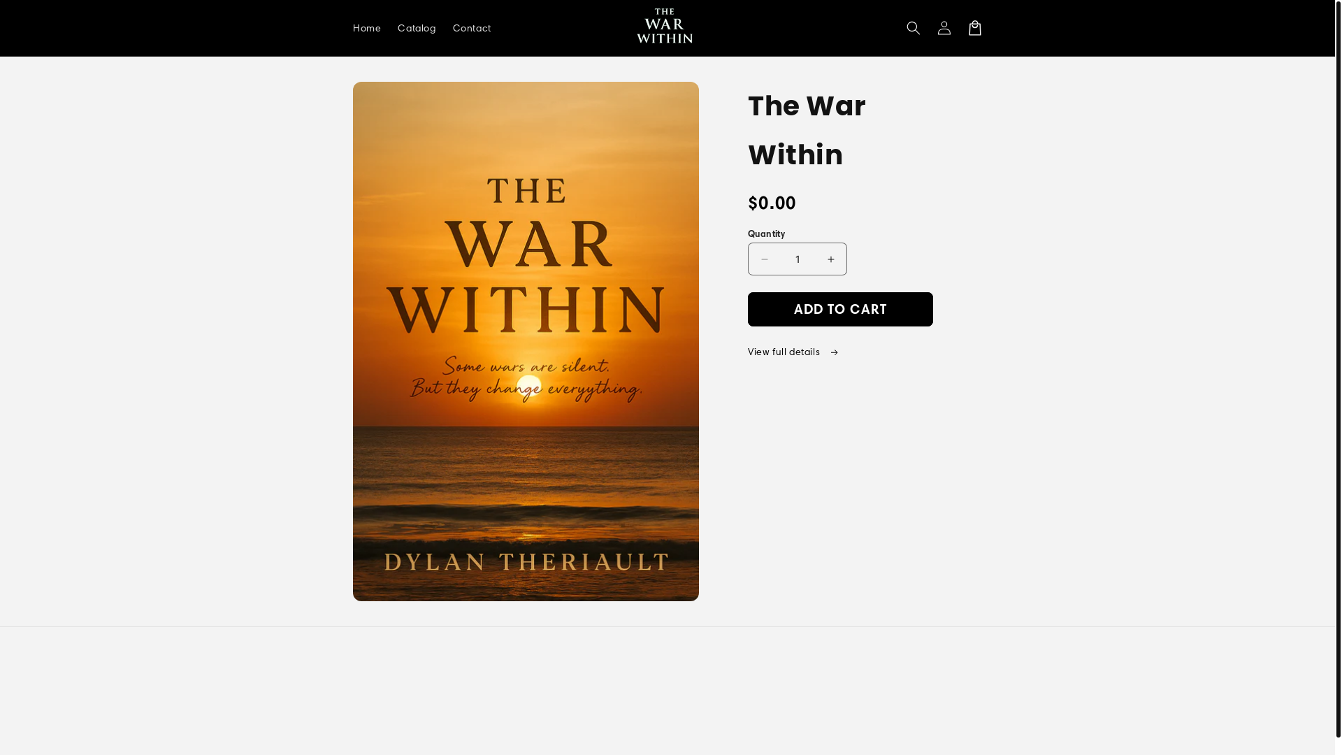 website screenshot of https://thewarwithinbook.com/