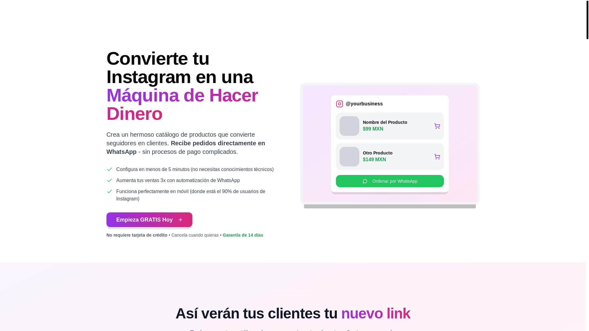 website screenshot of https://vendelink.io/