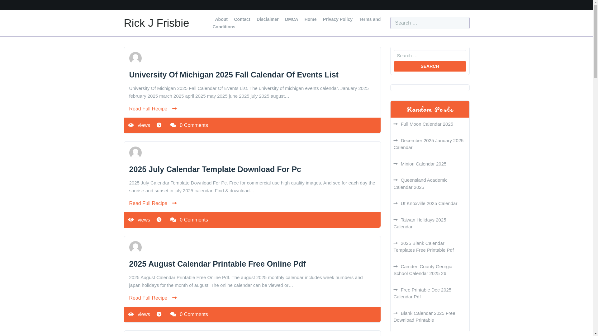 website screenshot of https://rickjfrisbiel.pages.dev/