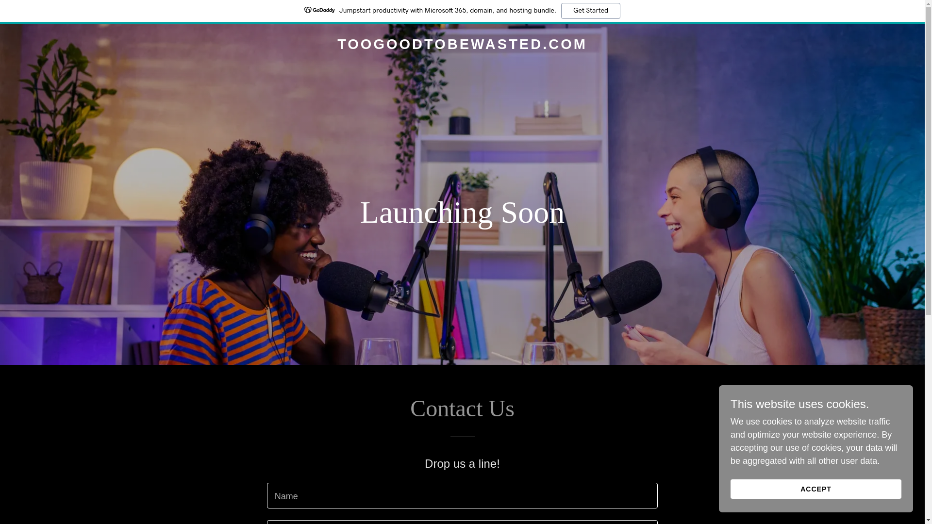website screenshot of https://toogoodtobewasted.com/