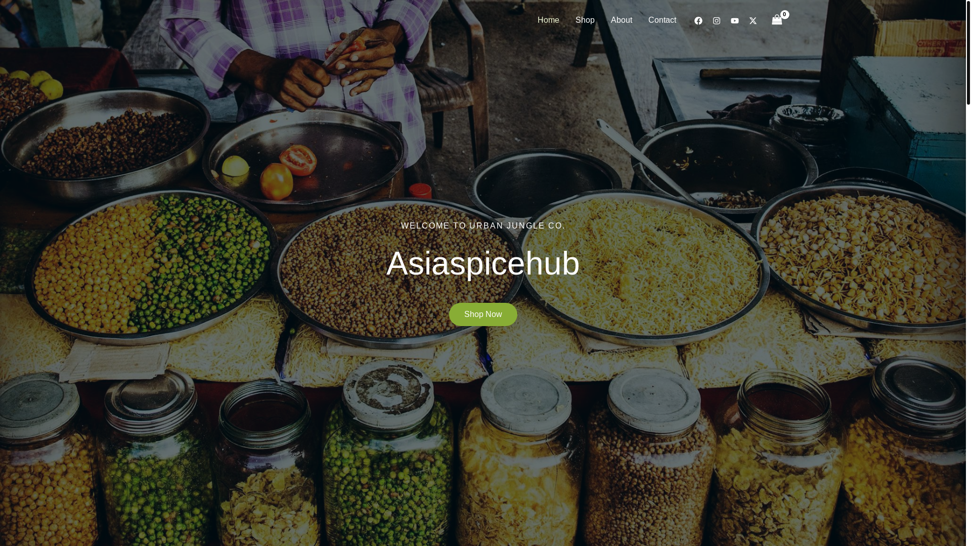 website screenshot of https://asiaspicehub.com/