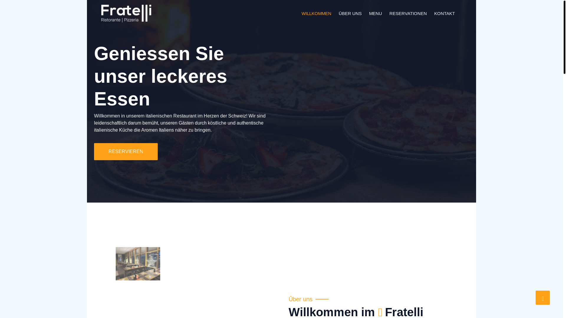website screenshot of https://ristorante-fratelli.pages.dev/