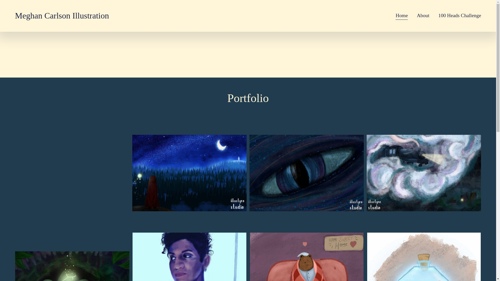 website screenshot of https://meghancarlsonillo.com/
