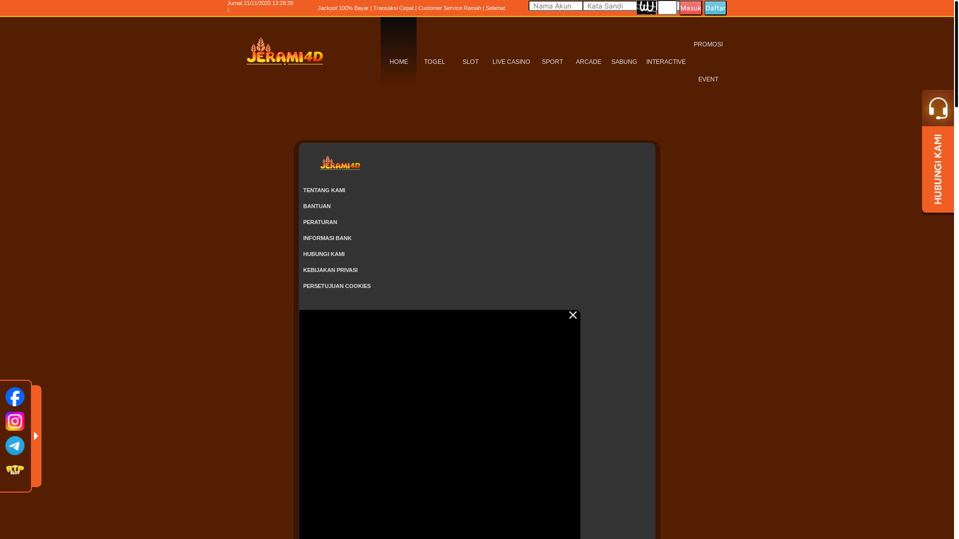 website screenshot of https://jeramicatur.com/