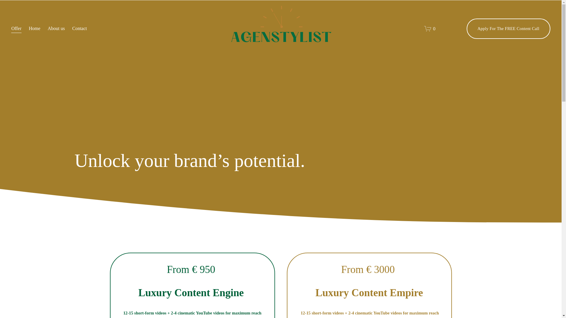 website screenshot of https://agenstylist.nl/