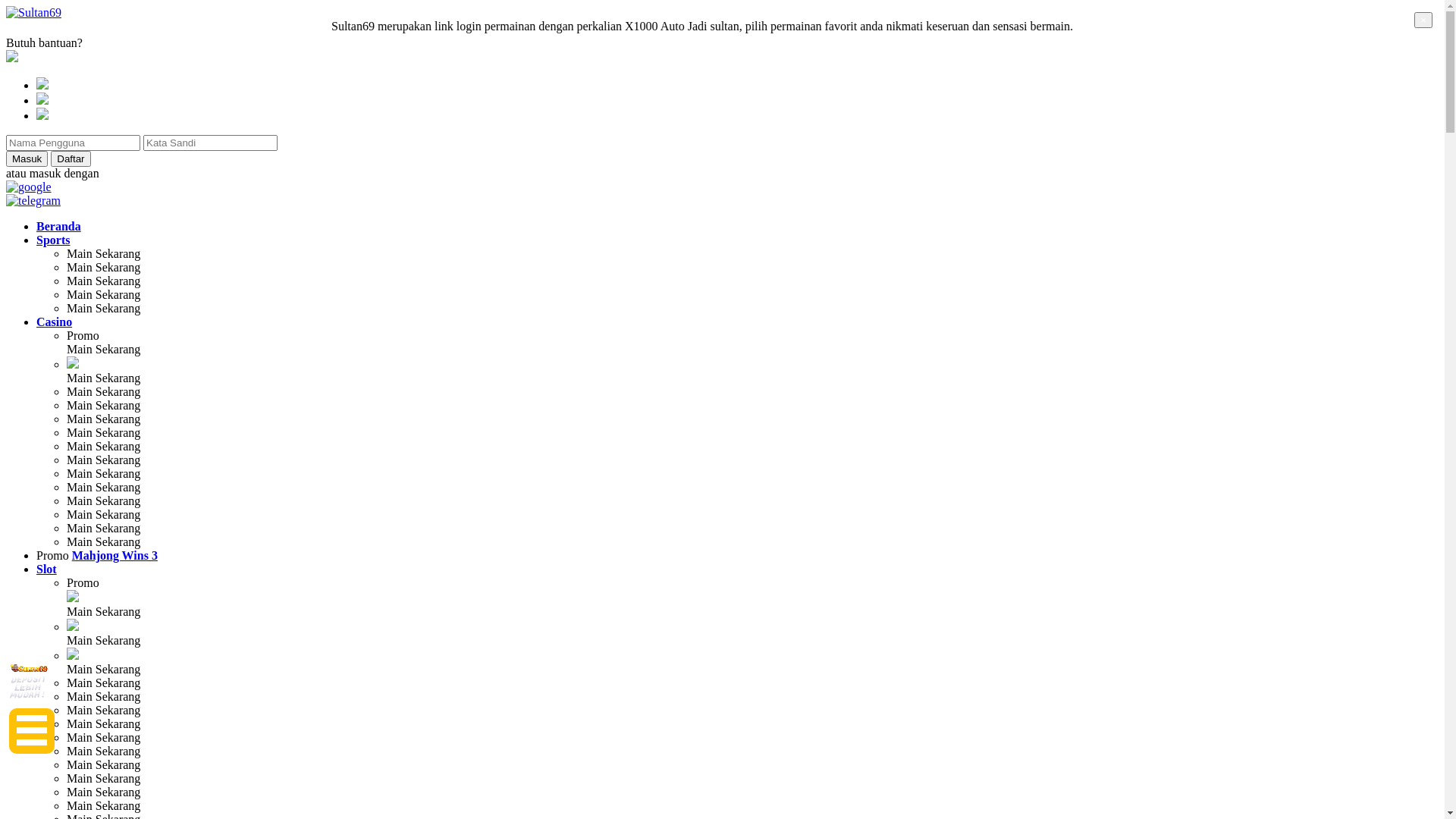website screenshot of https://sultanrtp69.com/